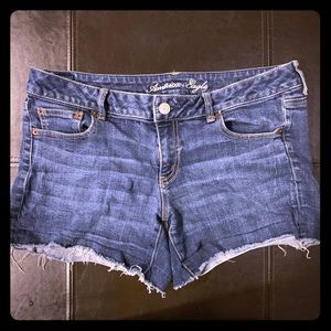 Dark wash American Eagle shorts